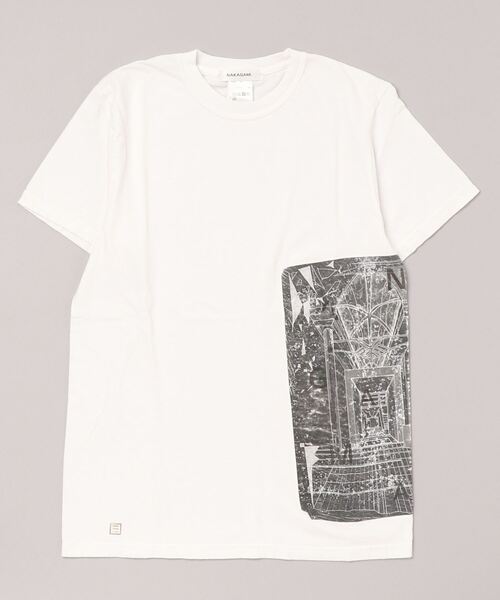 tシャツ NAKAGAMI(ナカガミ) B'2nd別注サイドグラフィックプリントＴシャツ レディース