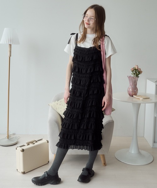 JILTUpetit frill dress フリルワンピース JILTUpetit frill dress