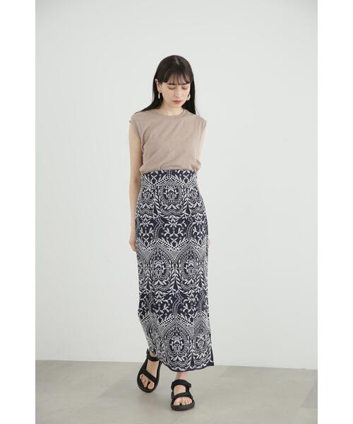 エンブロイダリー刺繍スカート JILLSTUART JILL STUART スカート コットンエンブロイダリースカート