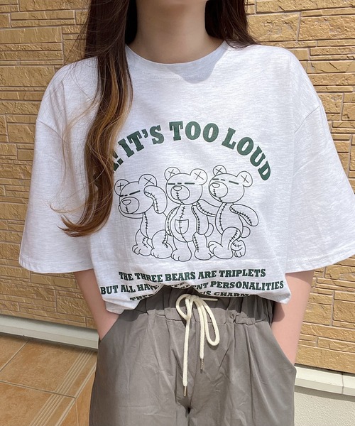 tシャツ My little friend Tshirt レディース tシャツ キャラクタープリントTシャツ レディース : ZOZOTOWN