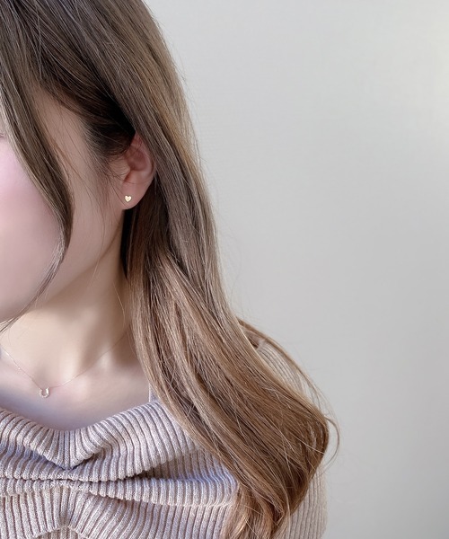 BLOOM（ブルーム） ネックレス K10 イエローゴールド ホワイトトパーズ