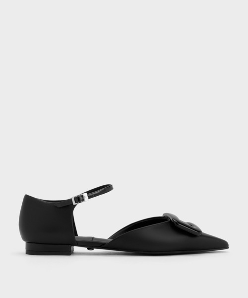 CHARLES ＆ KEITH パンプス Rosalie ロザリー レザードルセイ