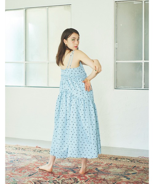 Little sunny bite 「little bite」 cherry long dress