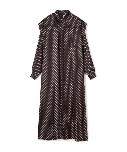 BALMAIN バルマン　ラインストーン　パワーショルダー　ワンピース EII0124S0113_pz_a001.jpg