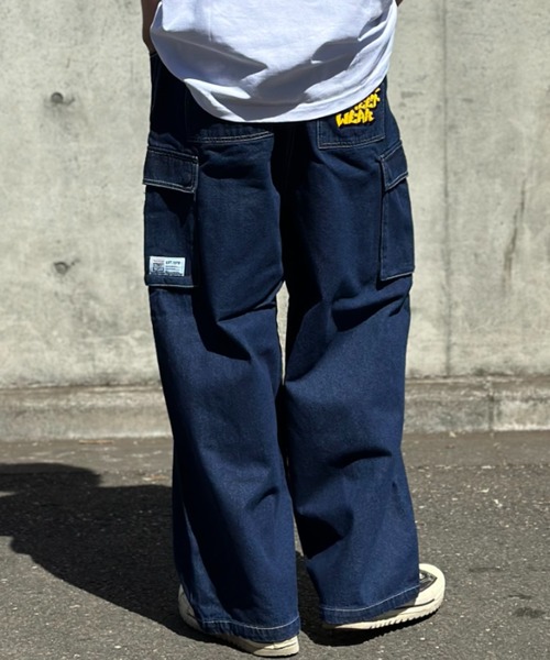 VISION STREET WEAR カーゴパンツ ルーズデニムカーゴパンツ