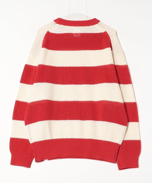 ンニット(NKNIT)24AW white/red NKNIT ンニット 24AW short pattern KNIT WHITE ショートハート