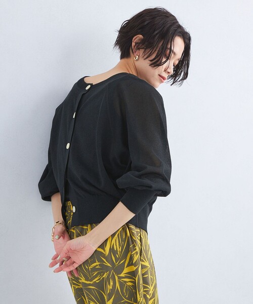 green label relaxing カーディガン 忍ばせカーデ 2WAY