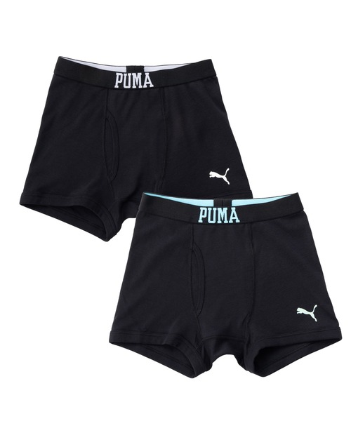 クマ出品 PUMA（プーマ） ボクサーパンツ 子供用 ボクサーパンツ コットン 前