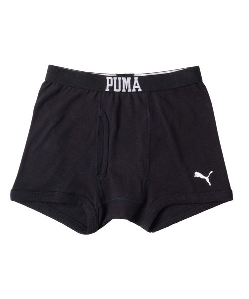 PUMA ボクサーパンツ プーマ 子供用 コットン 前開き 2枚セット