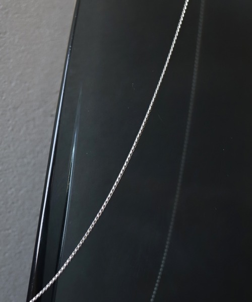 ネックレス SILVER ツイストチェーンネックレス 50cm レディース メンズの画像