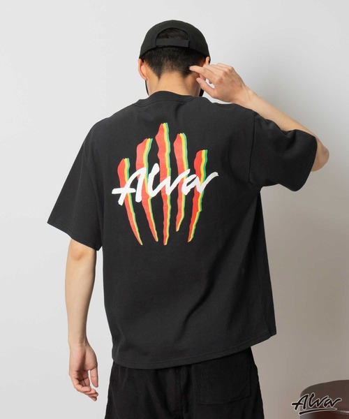 Right-on（ライトオン） tシャツ 「ALVA」別注 プリントTシャツ メンズ