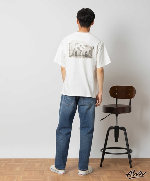 Right-on（ライトオン） tシャツ 「ALVA」別注 プリントTシャツ メンズ
