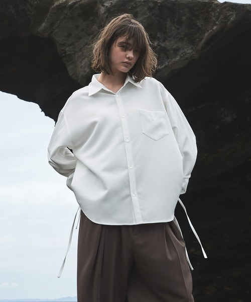 VELNUS シャツ 「VELNUS」2way cord design loose regular collar