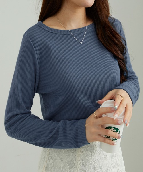 Viola e Viola（ヴィオラ エ ヴィオラ） tシャツ 温リブ 裏起毛プル