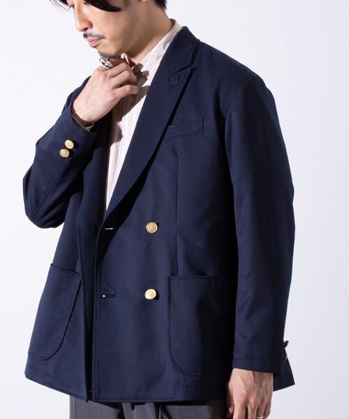 ジャケット テーラードジャケット 「GLOSTER/グロスター」NAVY BLAZER 