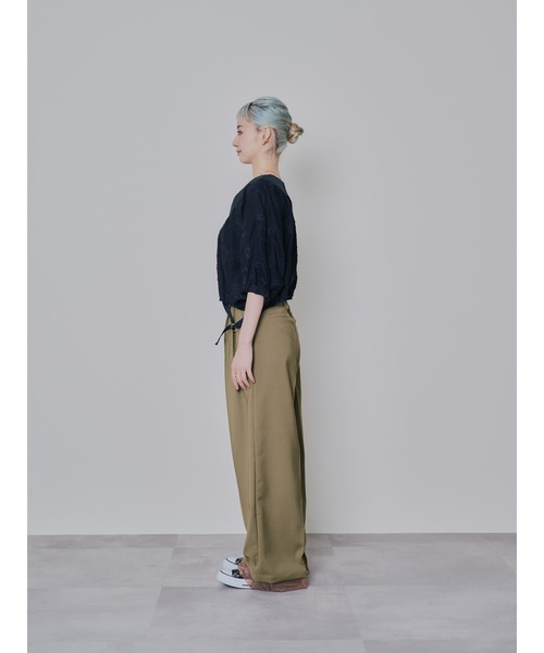 【Toteme】リラックス チノパンツ、ベージュ セール】 チノワイドパンツ（ベージュ/カーキ/ボトムス/パンツ