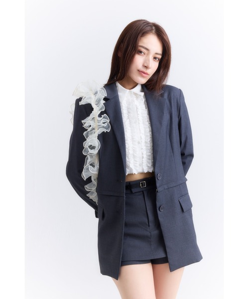 eimy istore ベルトセットスカショーパン GRY Mサイズ 新品未使用 EIMY ISTOIRE（エイミーイストワール） パンツ ベルトセットスカショー