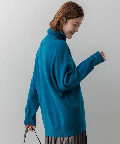 ニット セーター 「杏さん着用/Oggi1月号掲載」ピュアカシミヤ タートルネック  ニット レディース