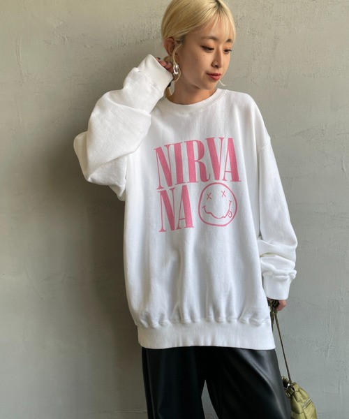 GOOD ROCK SPEED　NIRVANA ニルヴァーナ　スウェット GOOD ROCK SPEED/グッドロックスピード] 別注 NIRVANA プリント