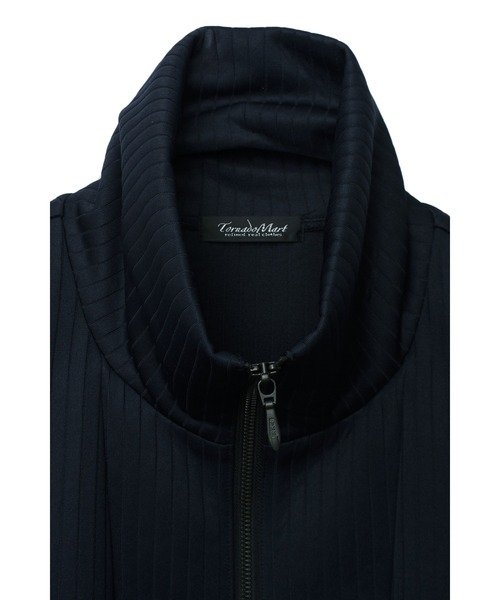 TORNADO MART カーディガン MART∴キルトストライプドライバーズカーデ  