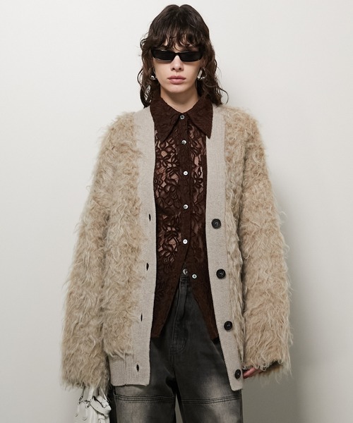 PRANK PROJECT（プランクプロジェクト） カーディガン ロングシャギー