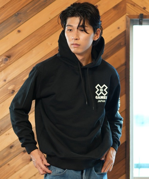★新品未使用★ムラサキスポーツ限定×X-GAMES コラボパーカー M 黒★ ムラサキスポーツ（MURASAKI SPORTS） パーカー 「ムラサキスポーツ