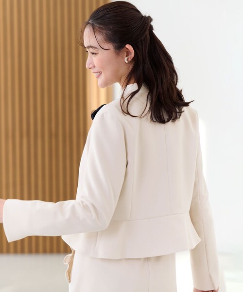 組曲（KUMIKYOKU） ジャケット ノーカラージャケット コンフォータブル