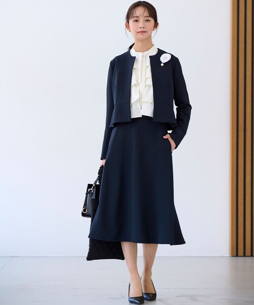 組曲（KUMIKYOKU） ジャケット ノーカラージャケット コンフォータブル