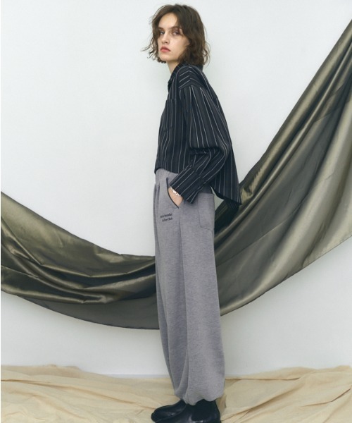 Muel Chic（ミュエルシック） ブラウス シャツ Round stripe shirt