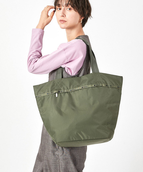 LeSportsac 2wayトートバッグ オリーブグリーン