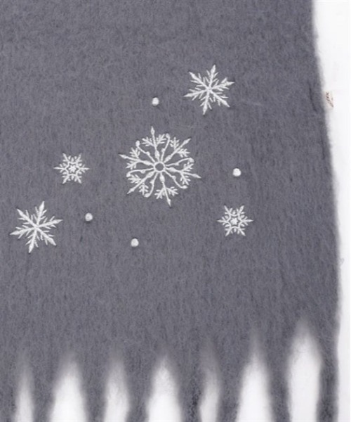 美品　シビラ　　雪の結晶　名作アスタリスク柄　ウール　刺繍コート 雪の結晶刺繍コート｜アクシーズファムの通販｜&mall（アンド