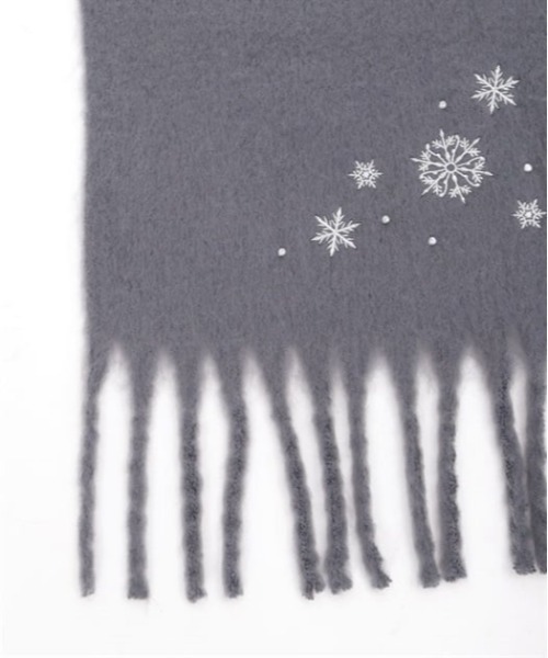 美品　シビラ　　雪の結晶　名作アスタリスク柄　ウール　刺繍コート 4320000005932_1104.jpg