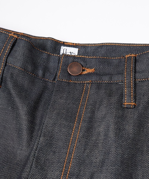 ワイドパンツ ジーンズ デニム デニムパンツ super rigid denim type.w レディース メンズの画像