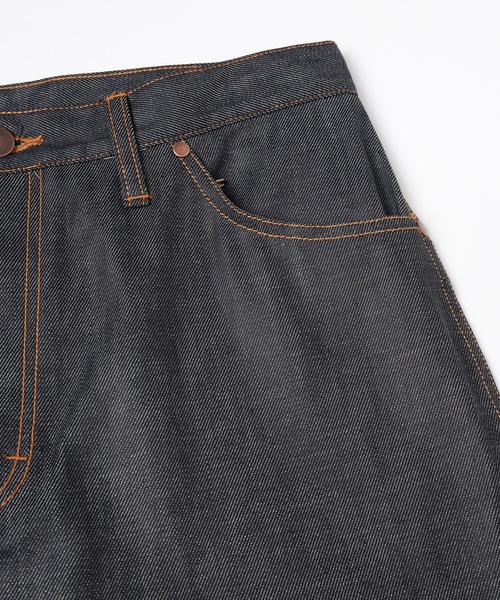 ワイドパンツ ジーンズ デニム デニムパンツ super rigid denim type.w レディース メンズの画像