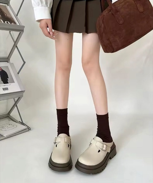 サンダル 「 ammy. / エイミードット 」 厚底 サボサンダル クロッグ