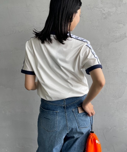 FRED PERRY（フレッドペリー） tシャツ 半袖 トラックテープ ショート