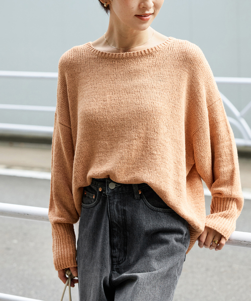 ジャーナルスタンダード　テープヤーンプルオーバー JOURNAL STANDARD relume ニット セーター テープヤーン