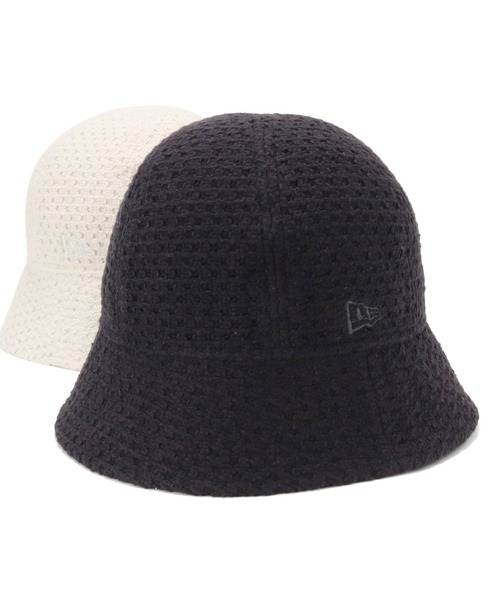 稀少【ニューエラ×スナイデル】コラボ ビック ブリム レース バケットハット 黒 NEW ERA（ニューエラ） 帽子 ハット 紫外線カット レディース バケット