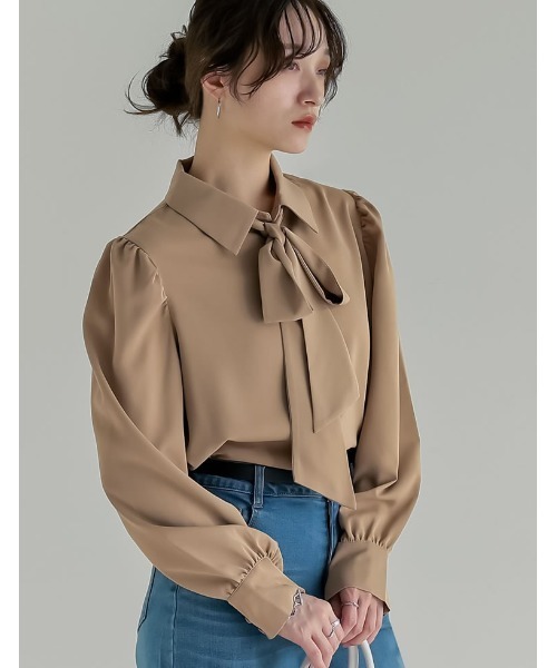 Re:EDIT（リエディ） ブラウス シャツ 「2025SS COLLECTION」「2WAY