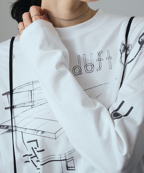 tシャツ 「duft（ドゥフト） for SALON」フラワーフォトプリントロンT レディース | SALON adam et rope' | 22