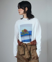 tシャツ 「duft（ドゥフト） for SALON」フラワーフォトプリントロンT レディース｜ZOZOTOWN Yahoo!店