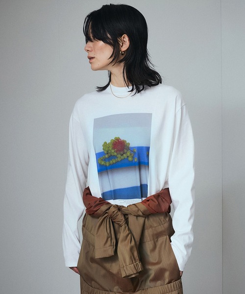tシャツ 「duft（ドゥフト） for SALON」フラワーフォトプリントロンT レディース | SALON adam et rope'