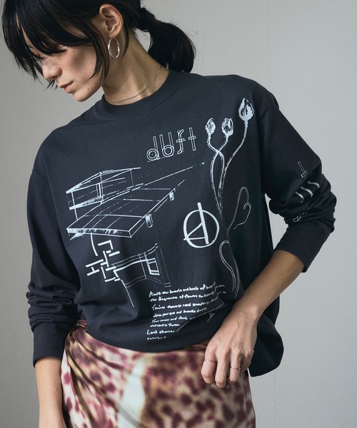 tシャツ 「duft（ドゥフト） for SALON」フラワーフォトプリントロンT レディース | SALON adam et rope' | 03