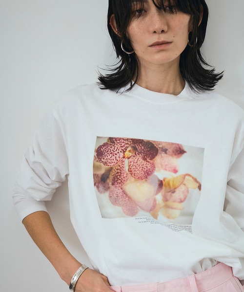 tシャツ 「duft（ドゥフト） for SALON」フラワーフォトプリントロンT レディース | SALON adam et rope' | 02