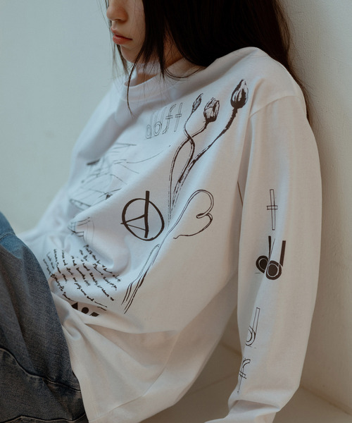 tシャツ 「duft（ドゥフト） for SALON」フラワーフォトプリントロンT レディース | SALON adam et rope' | 23