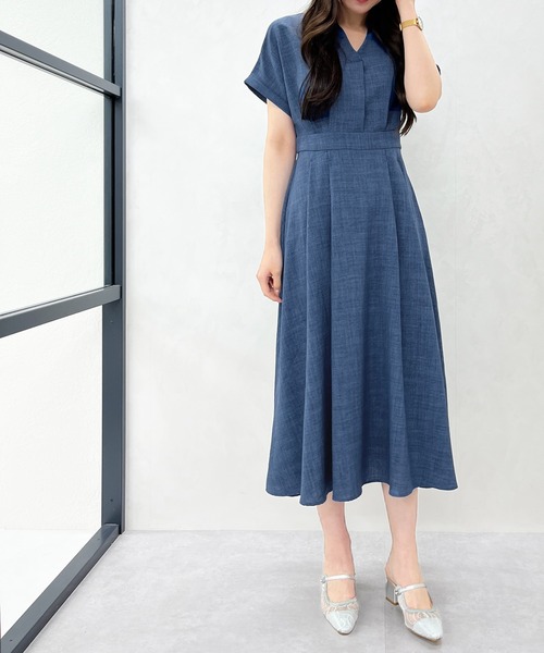 ドルマンシャツワンピース　ミッシュマッシュ　夏　ライトブルー　フリーサイズ MISCH MASCH（ミッシュマッシュ）の「新色追加 ZOZO限定 2025