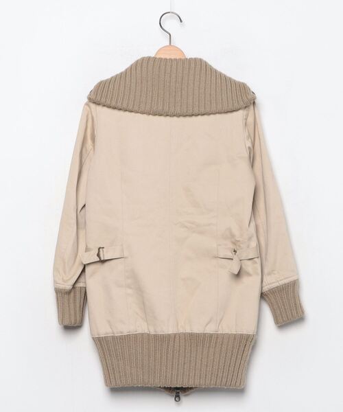 DRESSTERIOR コート（その他） ベージュ 0123725M0214 セール】ノーカラーオーバーサイズケープロングコート（ノー