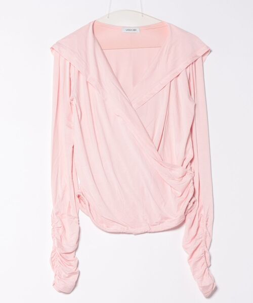 パーカー DRAPE  HOODIE トップス レディース LAGUA GEM パーカー DRAPE HOODIE トップス レディース