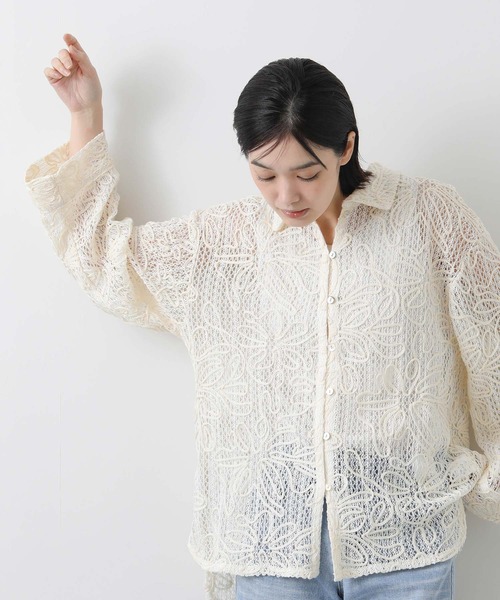 専用　GUCCI シャツ　ブラウス　フリル　40 ブライトクロス フリルブラウス(トップス)｜TO BE CHIC(トゥー