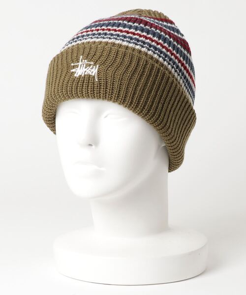 STUSSY（ステューシー） ニットキャップ ONE SIZE ブラック メンズ